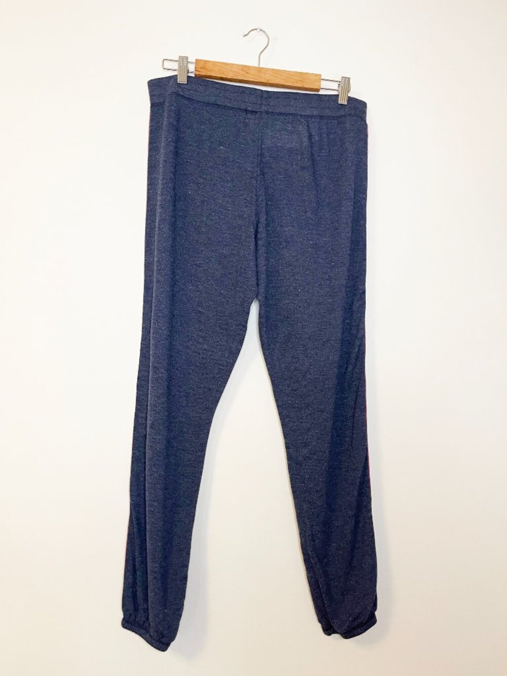 PJ Salvage Rainbow Stripe Jogger Lounge Pants Navy Blue Women's Large - Picture 3 of 6